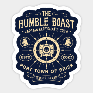 The Humble Boast Emblem Sticker